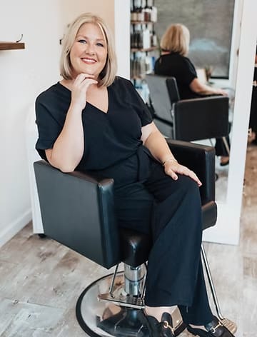 LINDSEY BEAUBIEN, hair stylist at Karmaic Beauty in Newport, KY